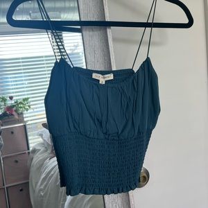 smocked LA hearts tank top